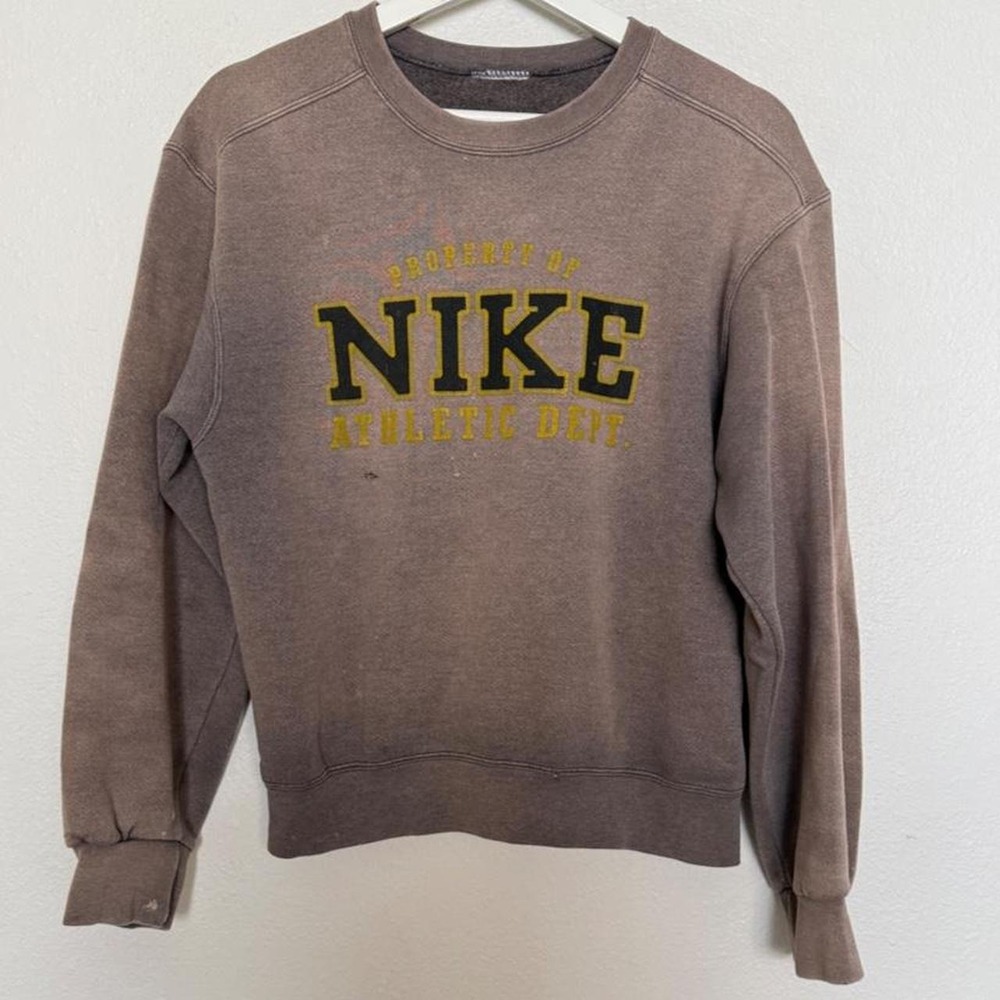 Vintage Nike Athletic Dept Distressed Faded Grunge Crewneck Sweatshirt